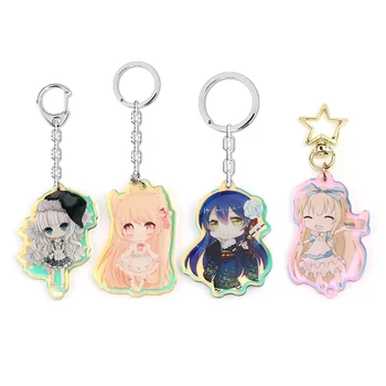 

Customizable Keychain Acrylic Custom Printed Rainbow Keychain,make Your Own Rainbow Keychain with Anime