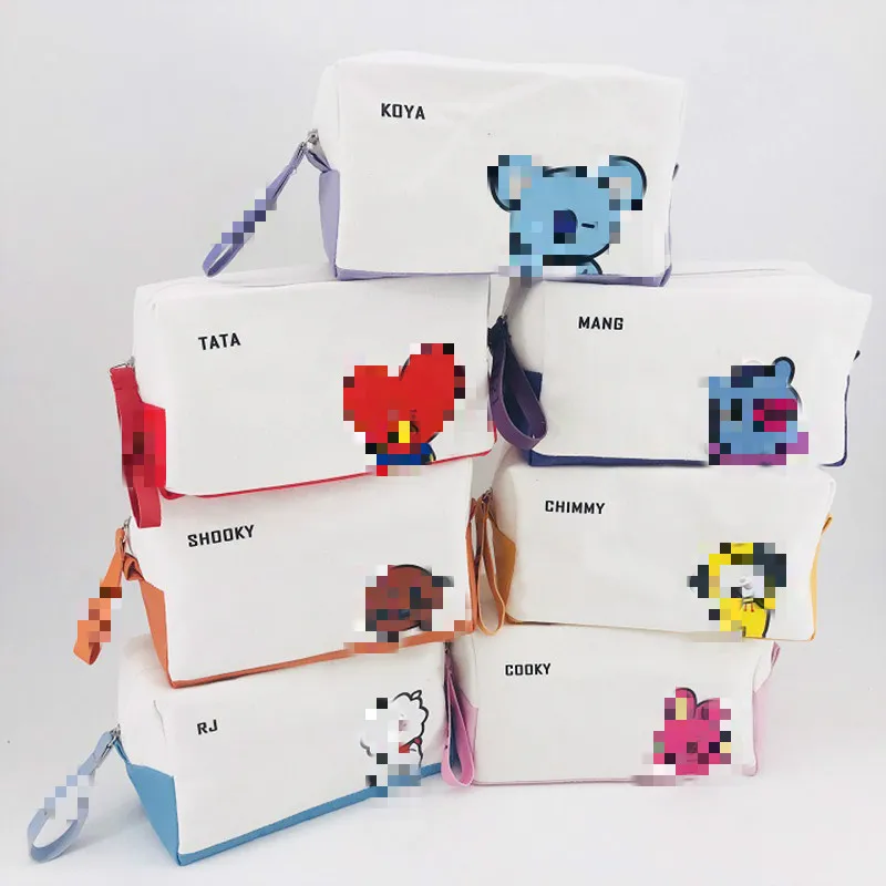 

KPOP LY Answer Album V SUGA JIMIN JIN RM Pencil Bags Cosmetic Case Student Stationery Kits Pencilcase Pencilbag Box