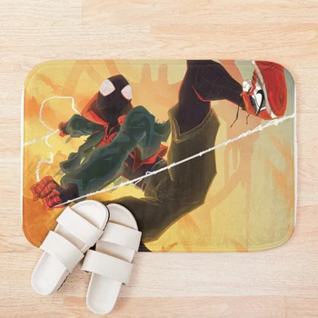 

What s Up Danger Miles Morales Bath Mat Doormat Welcome Home Rectangle Anti-slip Carpet Rug Bedroom Entrance Floor Mats