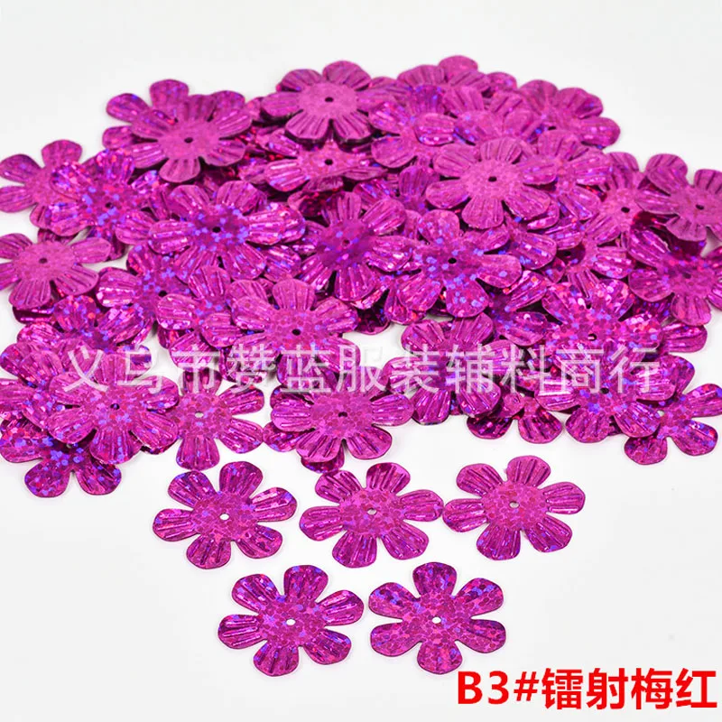 B3 22/30 мм plum блестки подходят для посылка сцены пайетки для поделок 20g - Цвет: B3
