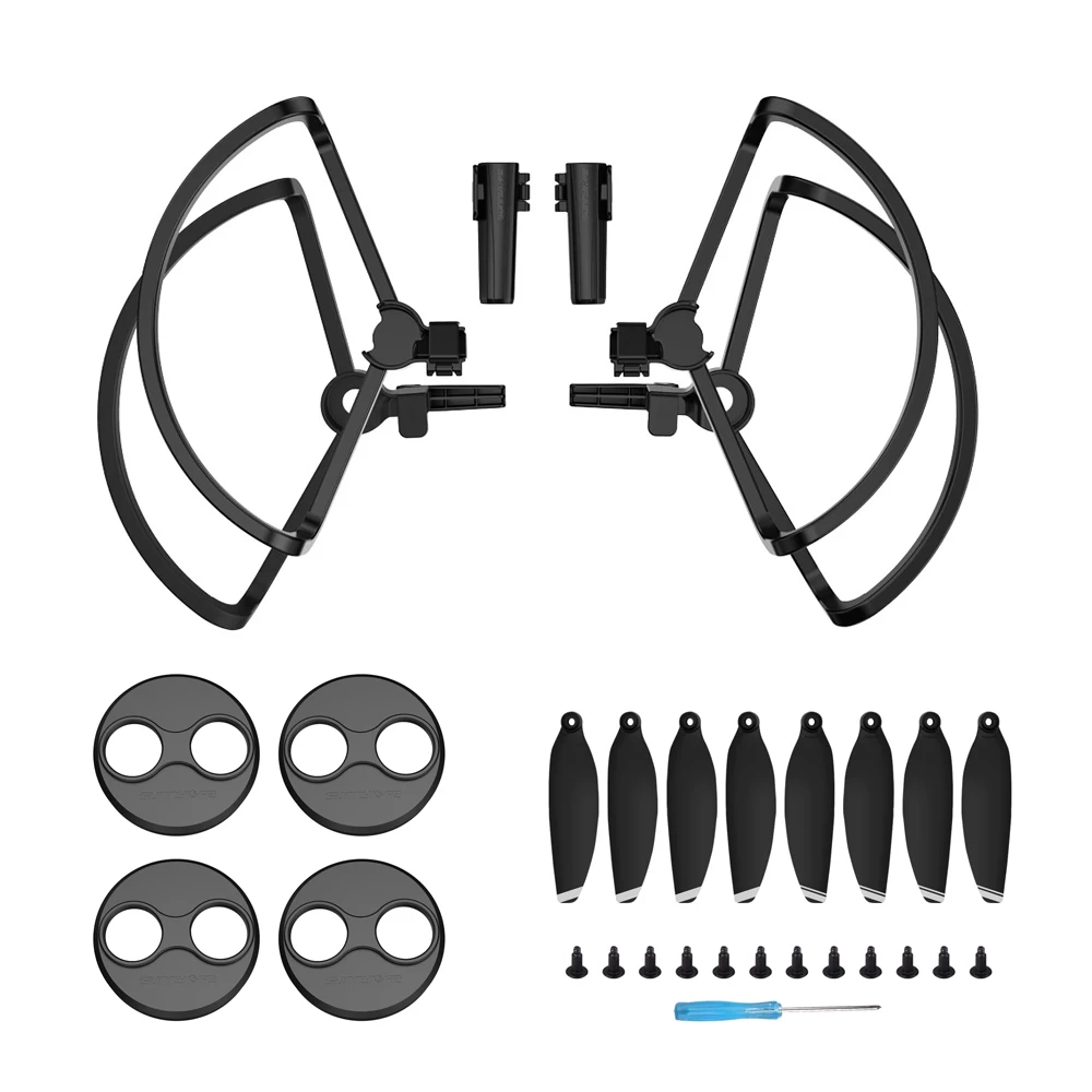 Set 2 Mavic Mini 4 пары мини пропеллеров 4726F+ защита пропеллера+ Защитная крышка двигателя для DJI Mavic mini Drone - Цвет: Set 2