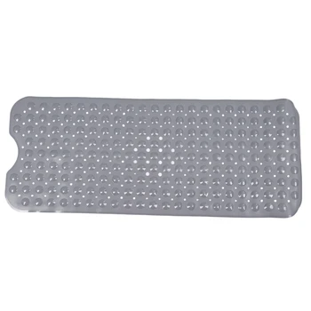 

Bath Tub Shower Mat Anti-Bacterial Non-Slip and Phthalate Latex Free,Mildew Resistant and Machine Washable Eco-Friendly Bath Mat