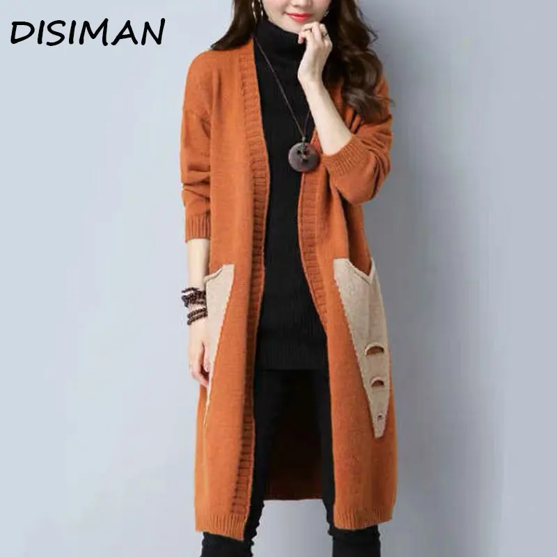 

autumn winter long sleeve high quality red sweater coats female casual harajuku knit long cardigans women jacket luxury clothes