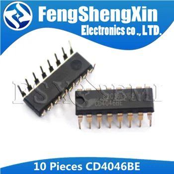 

10pcs/lot CD4046BE DIP-16 CD4046 CD4046BD CMOS MICROPOWER PHASE-LOCKED LOOP