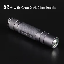 Convoy-minilinterna LED S2 Plus Cree XML2, luz Flash de autodefensa, para Camping y trabajo, 18650