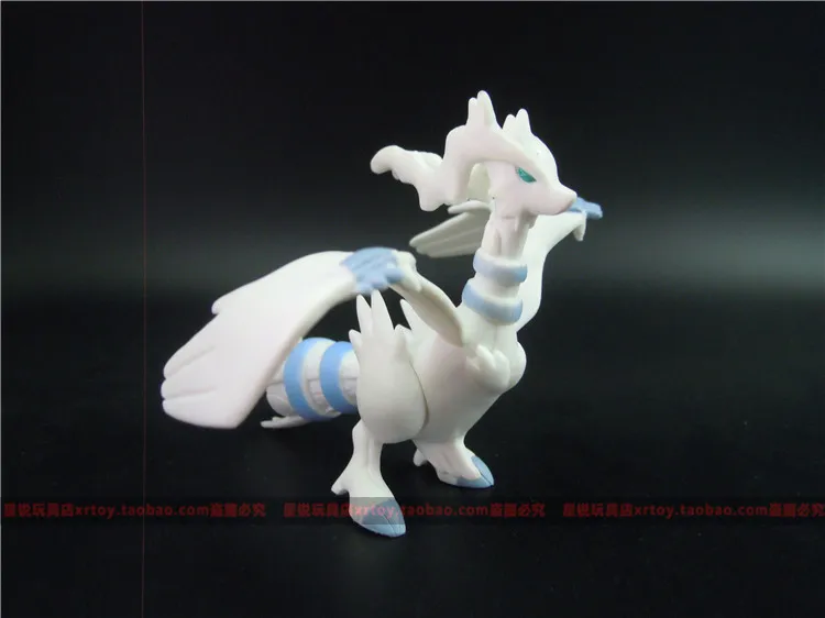 Figura de ação colecionável pokémon, dragão e fogo lendário, tipo reshiram,  articulações, montagem, brinquedo - AliExpress