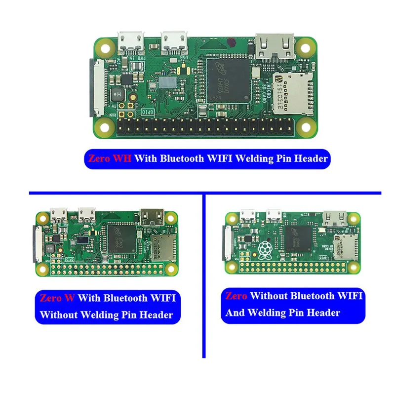 Raspberry Pi Zero V 1.3 Zero W WH Wireless WIFE Bluetooth Board with 1GHz CPU 512MB RAM Raspberry Pi Zero 1.3 Version