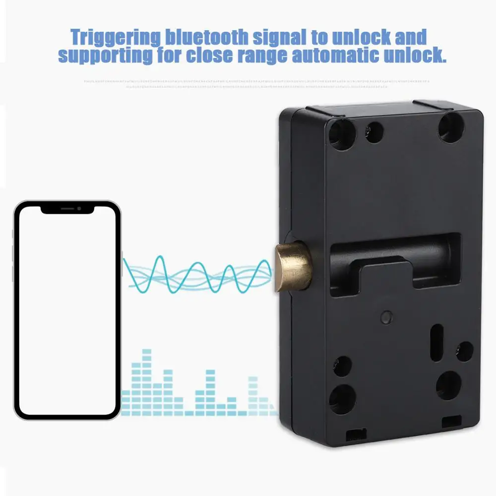 

Sherlock Bluetooth Smart Door Lock Cabinet Drawer Keyless Wireless Bluetooth Integrated Security Electronic Door Lock
