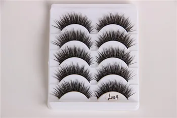 

Hot style 3 d five of hypocrisy eyelash natural and pure and fresh the three-dimensional lifelike eyelashes multi-level