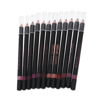 

12pcs Makeup Lip Line Pencils Waterproof Lip Contour Shaping Pencil for Women Lady