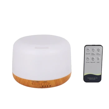

Remote Control 300Ml Aroma Diffuser Ultrasonic with Changing Colored Led Lights Cool Spray Mist Essential Oil Humidifier US Plug