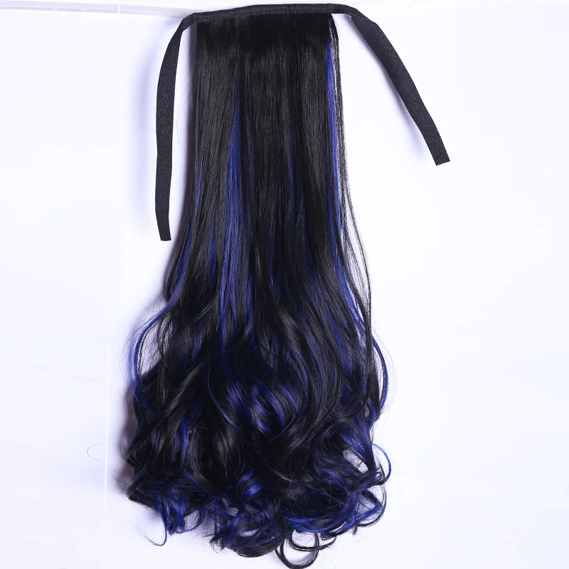 LUPU парик женские длинные вьющиеся волосы конский хвост цвет большая волна груша цветок локон коса натуральный краситель парик кусок бандажный стиль