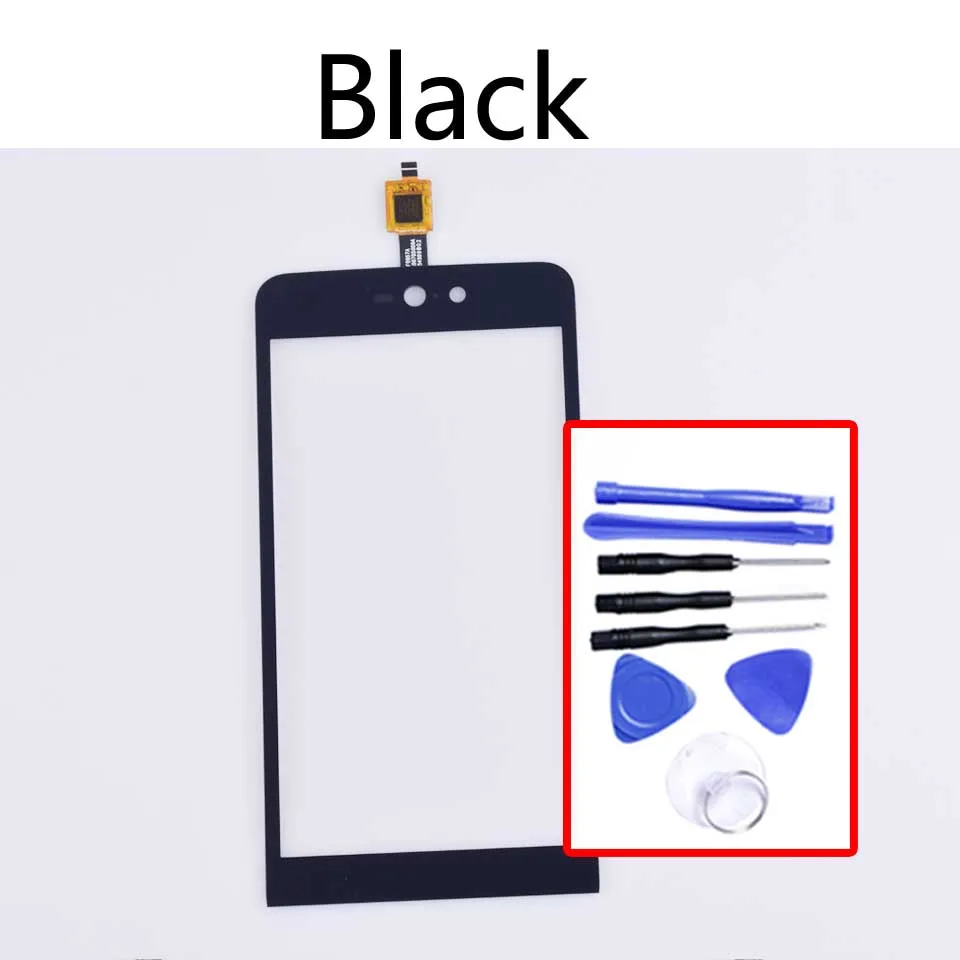 Black-With tool 5," сенсорный экран для Wiko rainbow Jam 4G Сенсорная панель дигитайзер стекло без сменные детали для ЖК-экрана - Цвет: Black-With tool