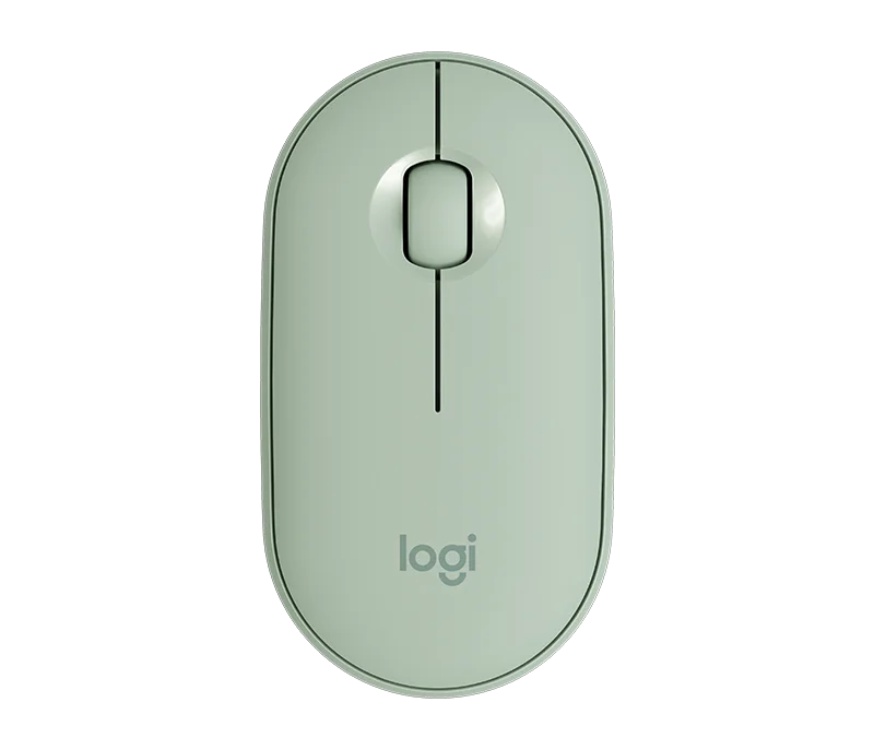 Pebble Mouse Green Беспроводная клавиатура с Bluetooth для нескольких устройств logitech K380 черный/синий/розовый/белый/красный Windows MacOS Android IOS хромированная ОС - Цвет: Pebble Mouse Green