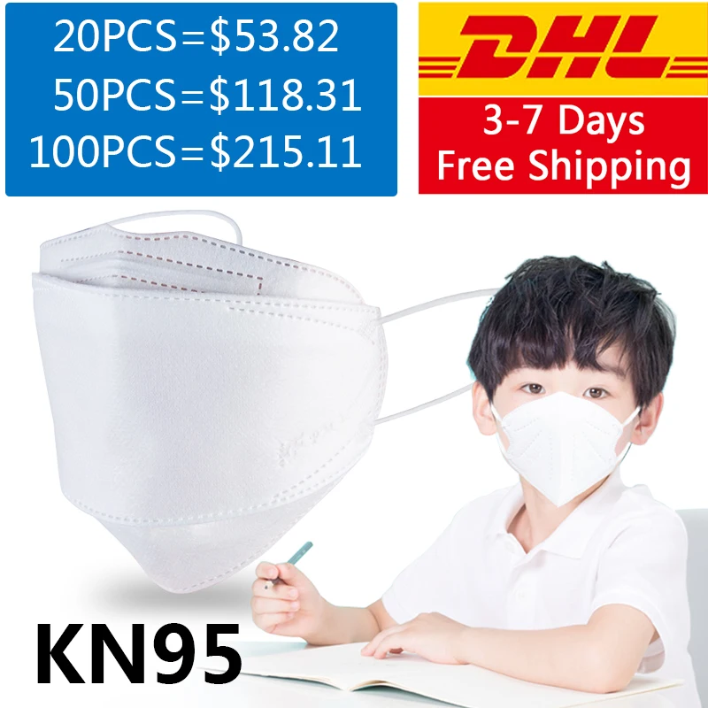 

DHL Fast shipping KN95 respirator ffp3 Dustproof Anti-fog And Breathable Face Masks 95% Filtration N95 Masks Features KF94 FFP2