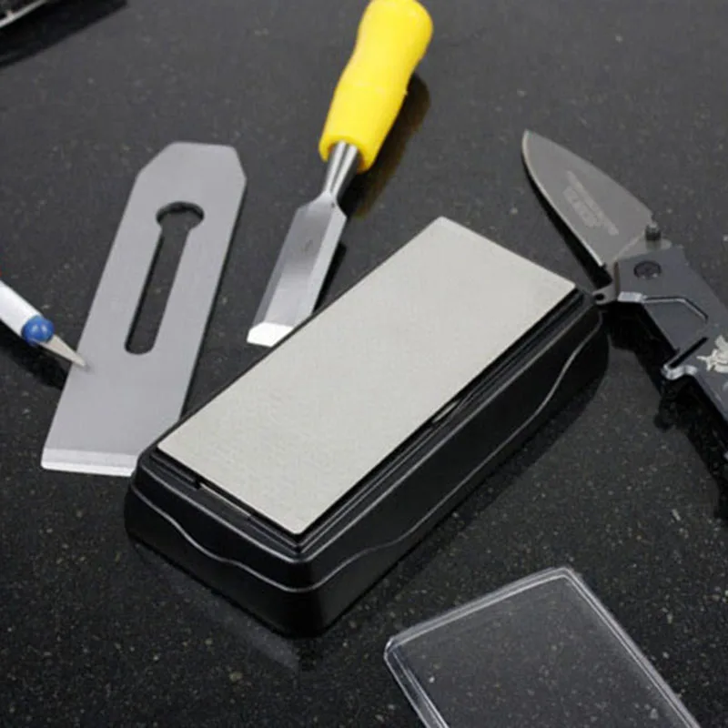 TAIDEA Diamond Double Side 360# 600# Knife Sharpening Stone Anti-slip Base Design With Shell Whetstone Sharpener T0831D h2