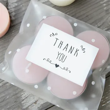 

210pcs Thank You Sticker Handmade Cookies Package Candy Boxes DIY Decoration Packing Bag Wedding Birthday Party Supplies