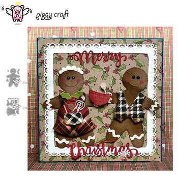 

Piggy Craft metal cutting dies cut die mold Clothing Cookie man Scrapbook paper craft knife mould blade punch stencils dies
