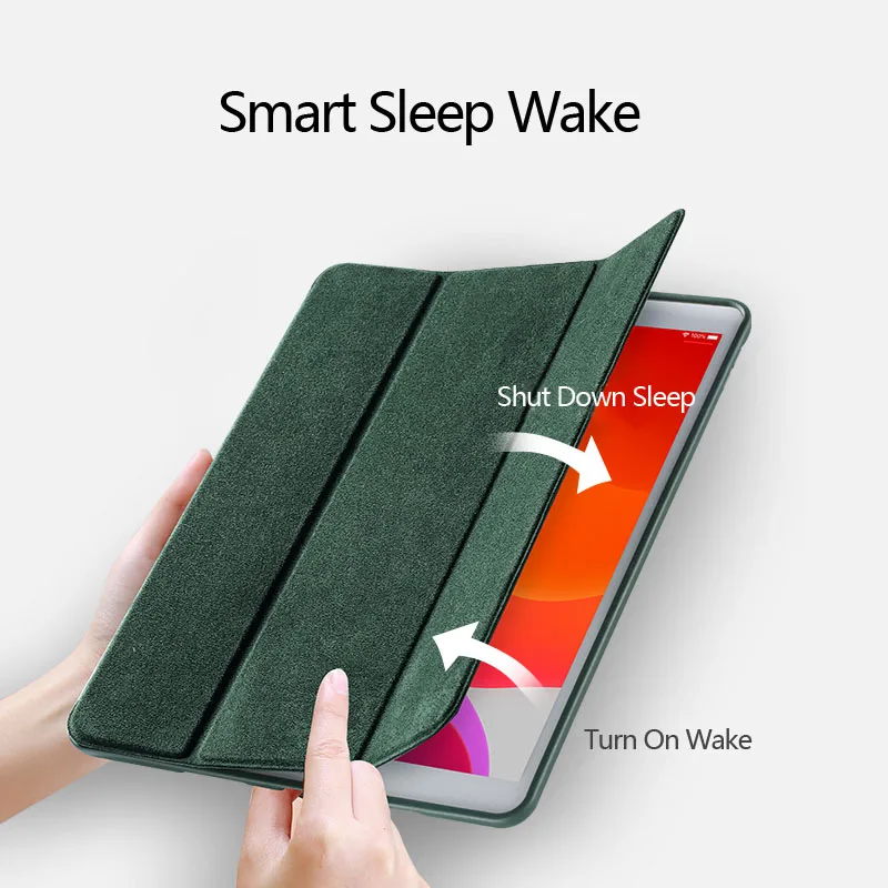 Для iPad Pro 10,5 Чехол iPad Air 3 чехол Alcantara роскошный корпус замшевый Чехол Smart Cover для iPad 10,2 7th Funda