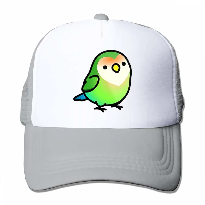 Chubby Seagreen персиковый Lovebird бейсбольная кепка для мужчин и женщин Кепка для водителя грузовика модная Регулируемая Кепка - Цвет: 4-Gray