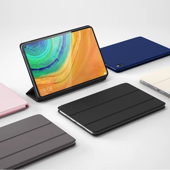

case for Huawei MatePad Pro 10.8 Funda Slim Folding Stand Hard Back Cover for Huawei MatePad Pro 10.8 2019 Case MRX-W09 AL09 W19