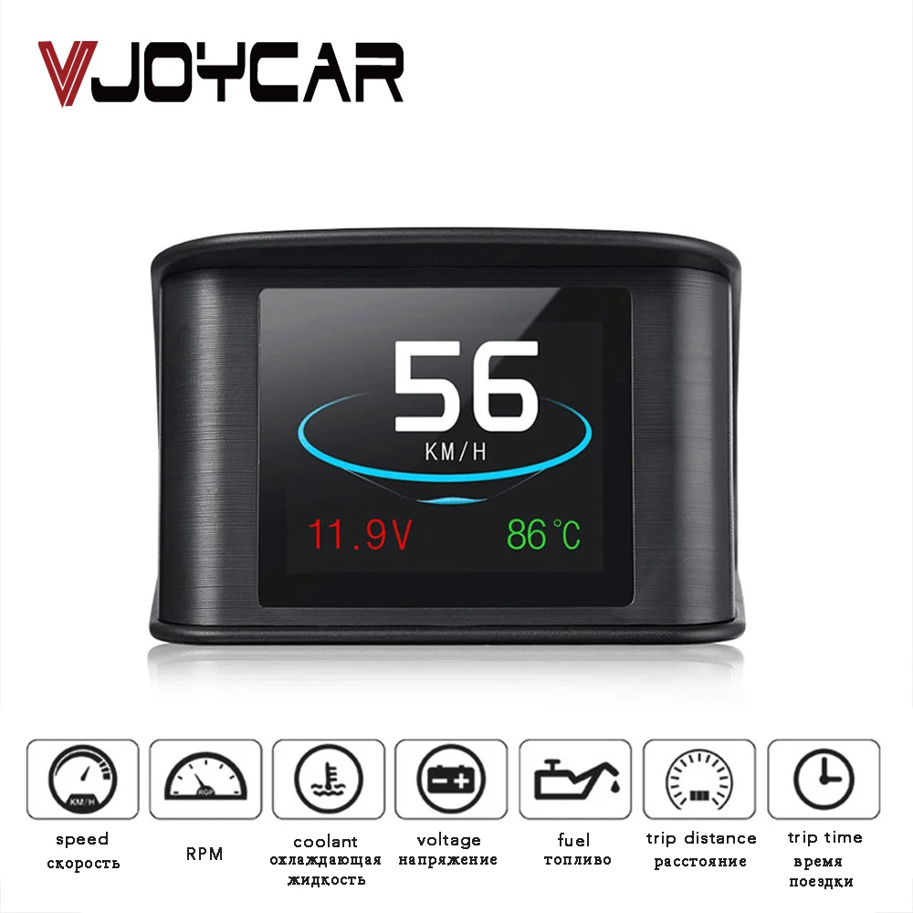 VJOYCAR Universal Car HUD GPS Speedometer Speedo Head Up Display Digital Over 