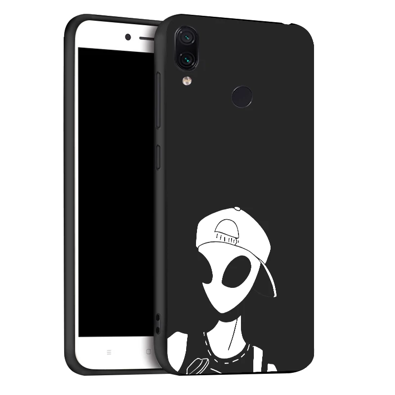 x063 3D DIY Окрашенный черный чехол Xiao mi Red mi Note 7 6 8 Pro Мягкий силиконовый чехол TPU чехол для Xiao mi Red mi 8A 7A 6A K20 mi 9T A3 8T чехол - Цвет: x063