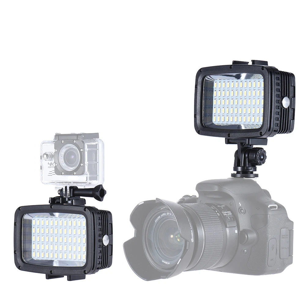 Fotopal 1800LM 3 режима Водонепроницаемый подводный 40 м 5500 к 60 шт. светодиодный