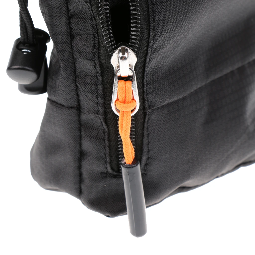 Cuboid Rock Climbing Chalk Bag with Waist Belt & Zipper Pocket & Drawstring Climbing Accessories