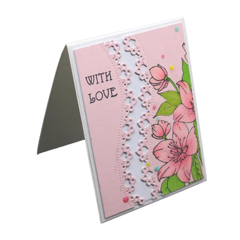  Invitation Lace Dies Card Craft Metal Cutting Dies Troqueles De Corte De Metal Scrapbooking Nuevos  - 4000295115406