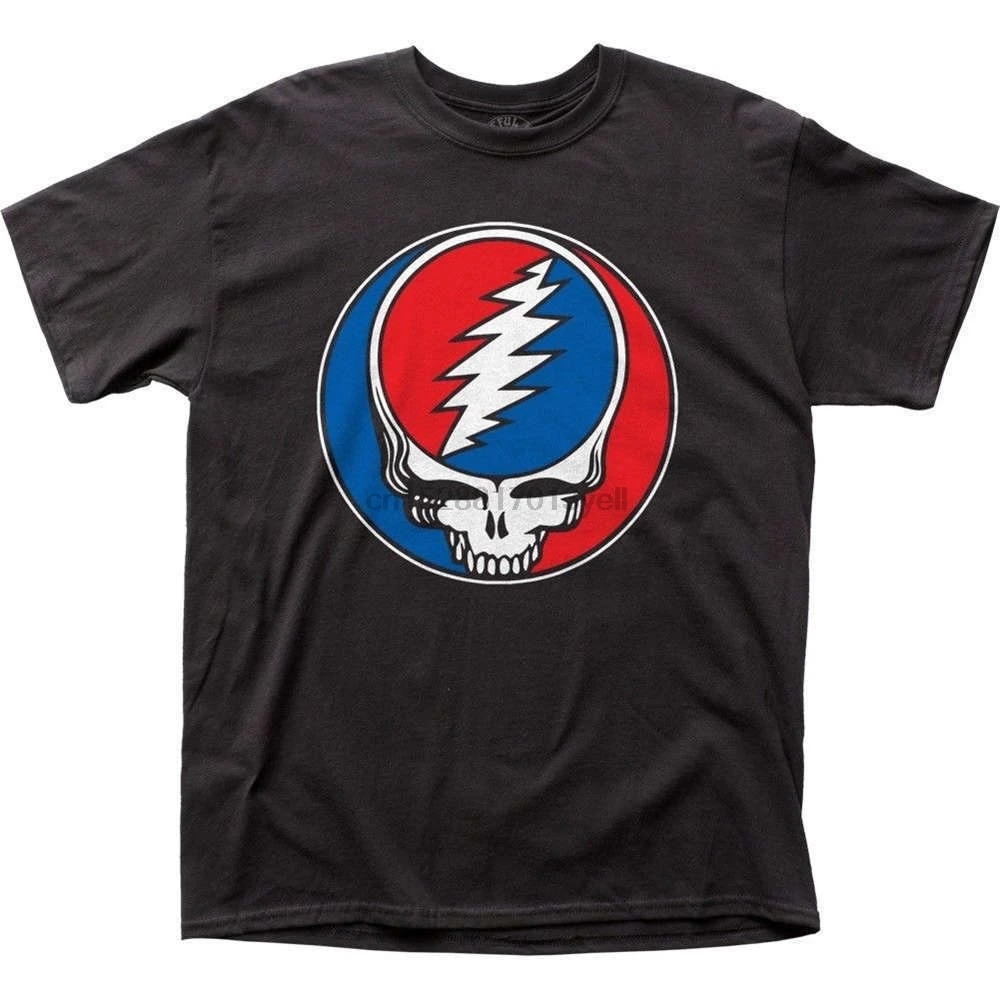 Новинка 2018 брендовая одежда Подлинная футболка с надписью Grateful Dead Steal Your Face