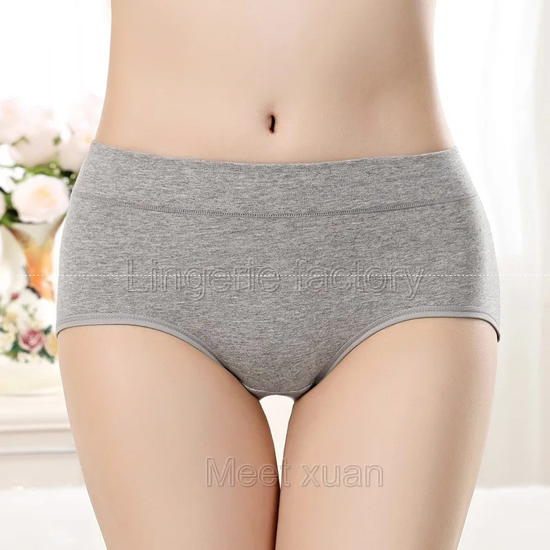 6XL Women's Cotton Panties Female Plus size Breathable Briefs Sexy Underwear Women Cotton Crotch Lingerie Intimates