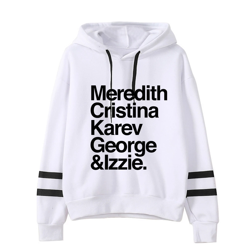 17 Укороченный топ, толстовка Greys Anatomy, Женская толстовка, пуловер с длинным рукавом, весна-осень, женские толстовки, Harajuku, 90 s, джемпер, одежда - Цвет: 17