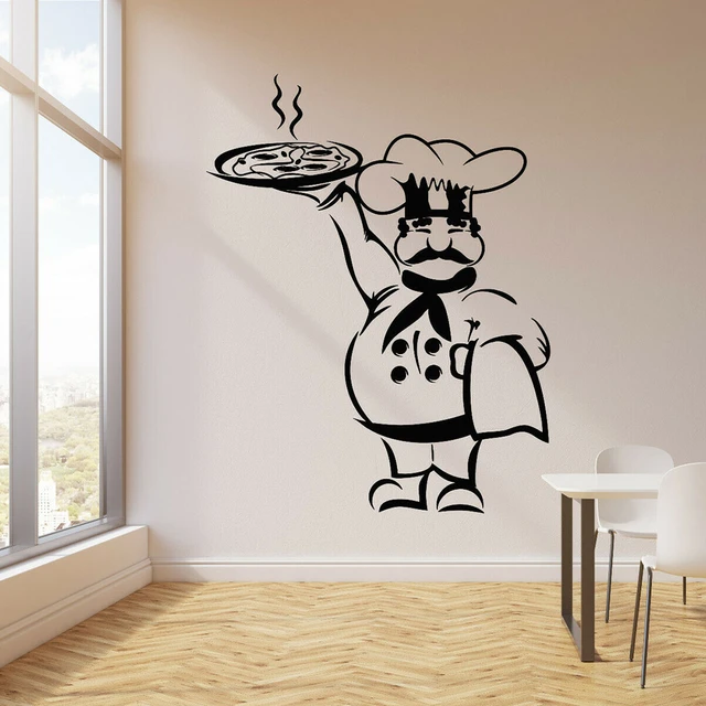 Fournitures de cuisine Motif stickers muraux  Cuisine Restaurant  Décoration Murale-Stickers muraux de cuisine-Aliexpress