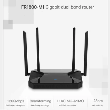 

AC2200 Gigabit Dual Band Wifi Router 1200 Mbps Mesh Router MU-MIMO 2.4GHz&5.8GHz With English Firmware IEEE802.11n/g/b/a/ac