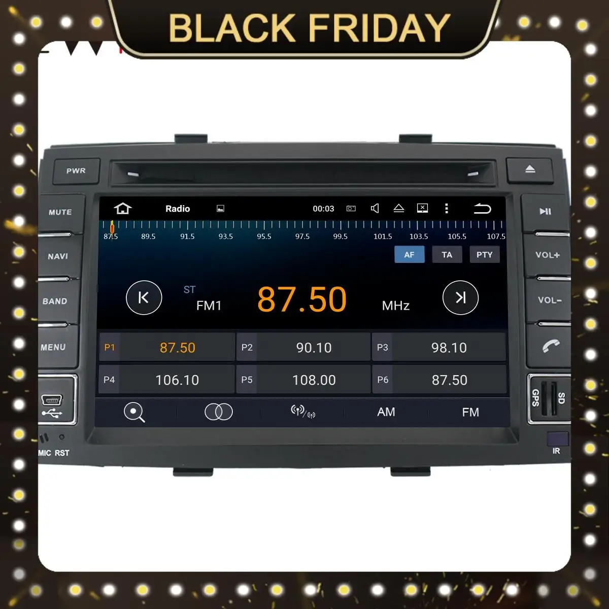 

PX6 Android 10.0 Car GPS dvd Player for Kia Sorento RADIO 2009 2010 2011 2012 with DSP wifi bluetooth usb 4+64GB Auto Stereo