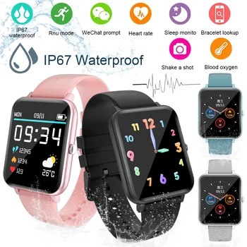 

Smart Watch Bluetooth 4.2 Health Tracker 1.4" IP67 Waterproof Music Control Message Reminder Sleep Monitor For Android IOS