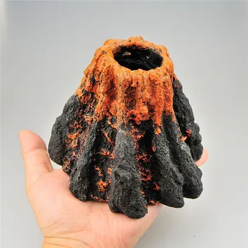 

Volcano Shape Aquarium Fish Tank Decoration Imitation Resin Crafts Aquarium Decoration Decorative Fish Tank Beautification