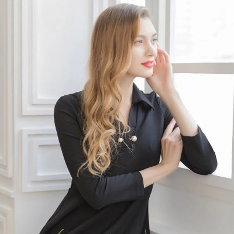 Новое цветочное винтажное платье-рубашка xxxl pring Вышивка женское офисное платье размера плюс Повседневные платья а-силуэта