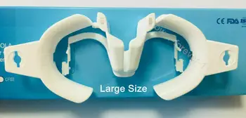 

1 Set Dental Oral Dry Field Nola Lip Cheek Retractor Saliva Expand White Large Adult FDA CE Approved