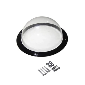 

Fence Windows Acrylic Windows Transparent Semi-Circular Cover Pet Fence Windows For Cats Dogs Fence Window
