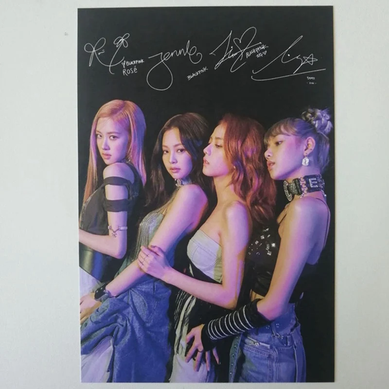 Черные розовые чернила Mini 2 серия KILL THIS LOVE Same Paragraph LOMO Card новая Фотокарта Прямая поставка