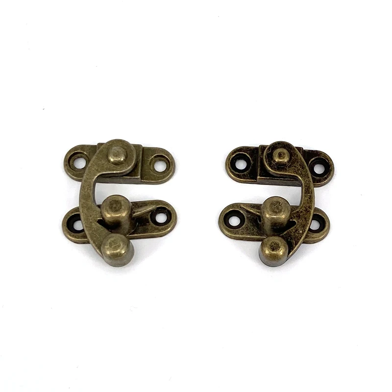 Jewelry Box Hasps Decorative Latches Furniture Hardware Jewelry Box Antique Bronze Latch Hook Hasp