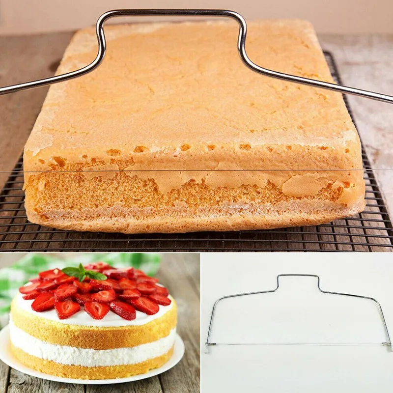 Кухонные инструменты, нож для резки проволоки, резак для торта, нож для резки хлеба, разделитель для украшения, разделитель из нержавеющей стали, слайсер, инструменты для приготовления инструменты