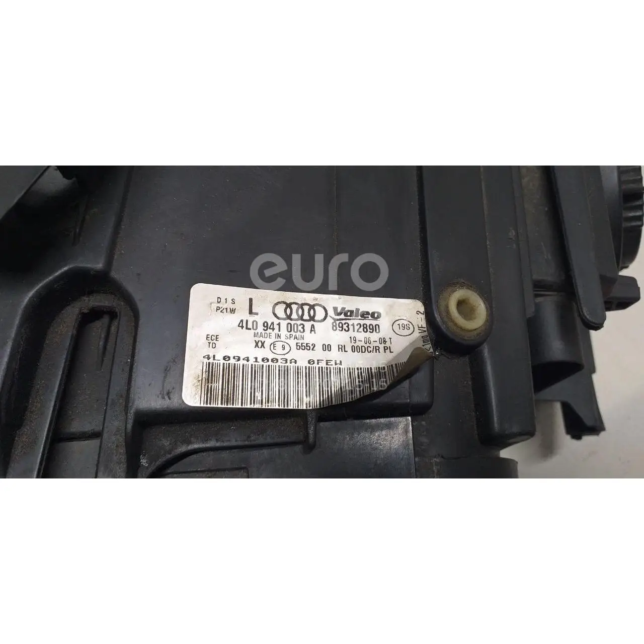Фара левая, состояние – Б/У,, для Audi Q7 [4L] 4L0941003A ДО 2010 ГОДА КСЕНОН НЕ АДАПТИВНАЯ БЕЗ БЛОКА И ЛАМПЫ 4L0941003A