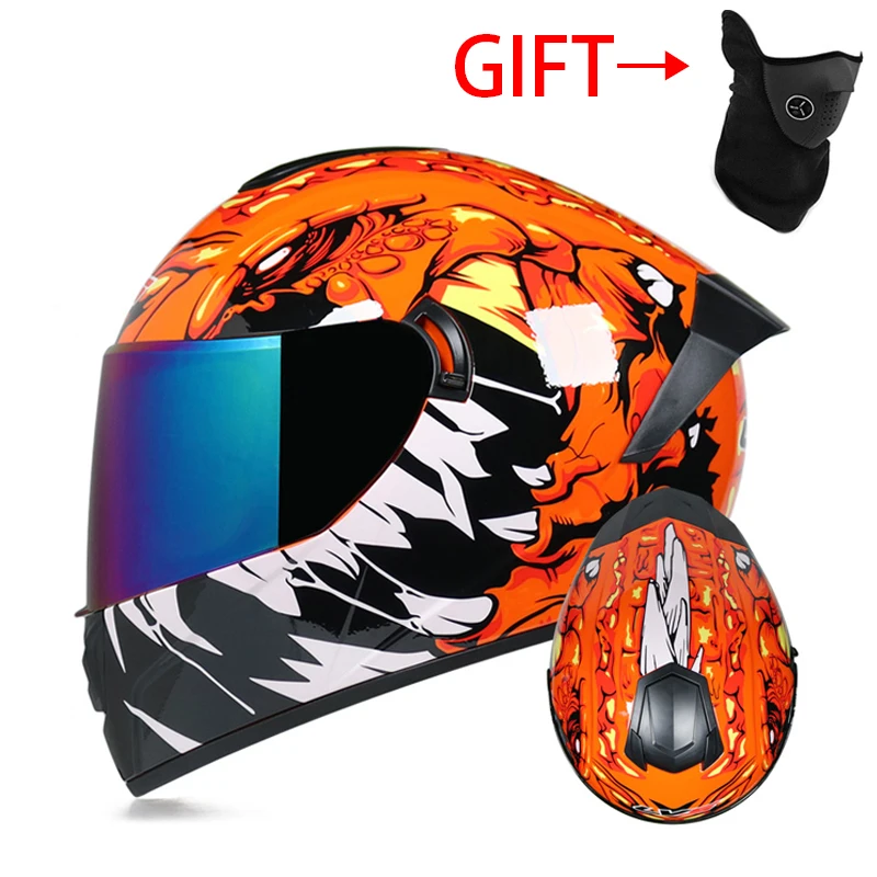 Desenhos Animados De Corrida Fora De Estrada Novidade Capacete Da Motocicleta Casco Moto Motocross Capacete Para Mulheres Homens Moto Capacetes Vigia De Preco