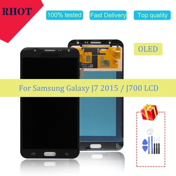 

100% tested 5.5" J7 2015 LCD screen for Samsung Galaxy J7 2015 J700 J700M J700H J700FN DS LCD touch screen digitizer assembly