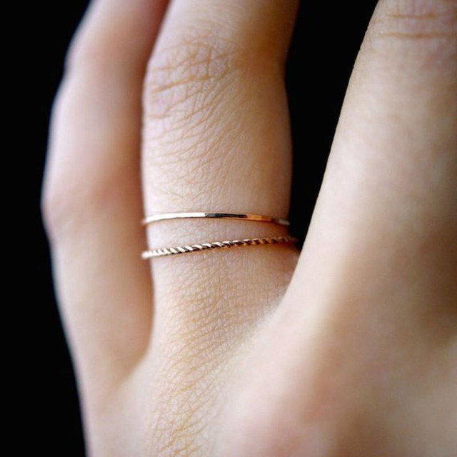 Fashion Jewelry Rings Set Hot Selling Metal Alloy Hollow Round Women Finger Ring For Girl Lady Party Wedding Gifts
