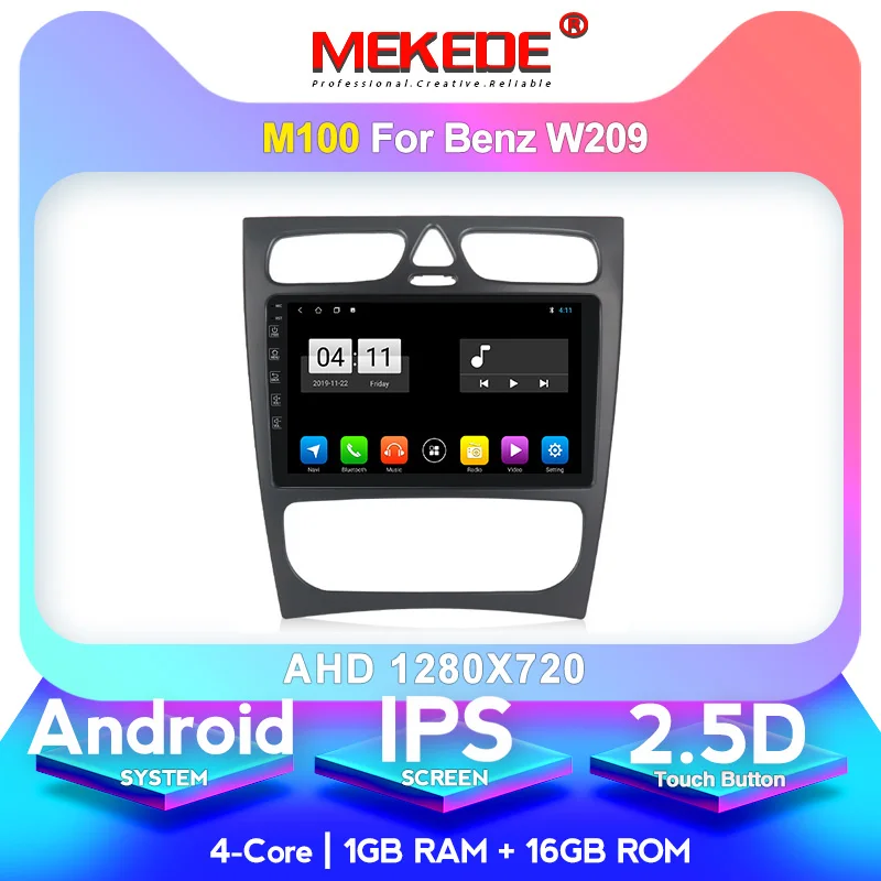 Ips экран 4+ 64G Android 10 Автомобильный мультимедийный dvd-плеер DSP для Mercedes Benz CLK W209 W203 W208 W463 Авторадио 4GLTE wifi gps BT
