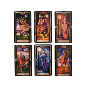 

The Gilded Tarot 78 Cards Deck and Electronic Guidebook Board Game Oracle Card